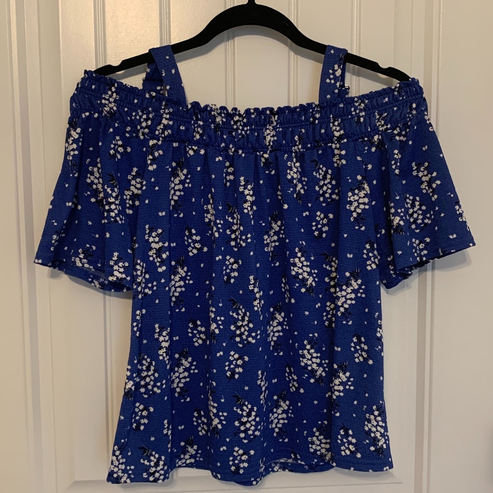 Off the shoulder with straps top